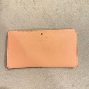 Kate spade wallet blush pink